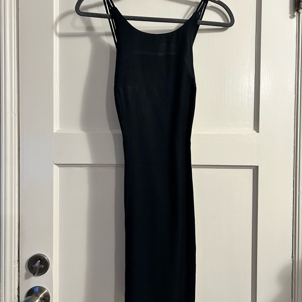 Elegant Black Sleeveless Dress by Smart